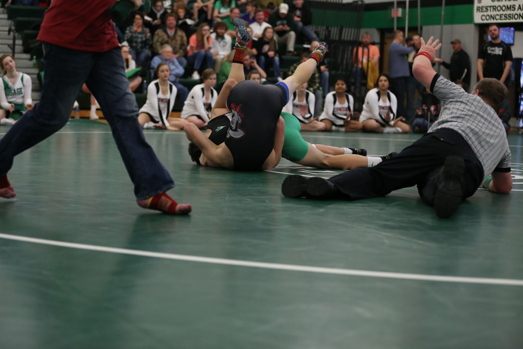 Osage, Forest City, Clarion and New Hampton wrestling, Dec. 22, 2017